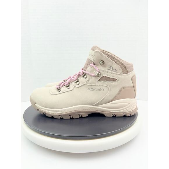 Columbia Newton Ridge Plus Womens Sz 11 Waterproof Amped Hiking Boots Dark Stone - Picture 1 of 10